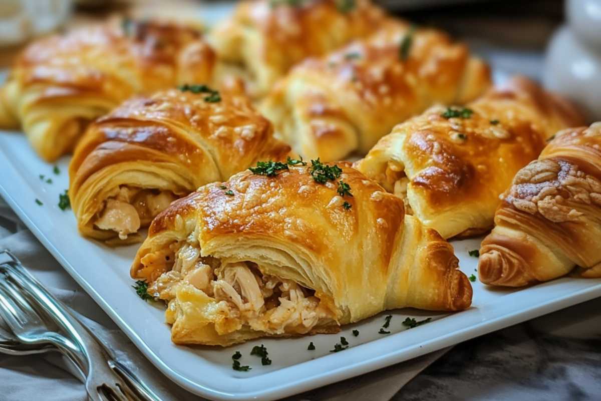 Chicken Stuffed Crescent Rolls