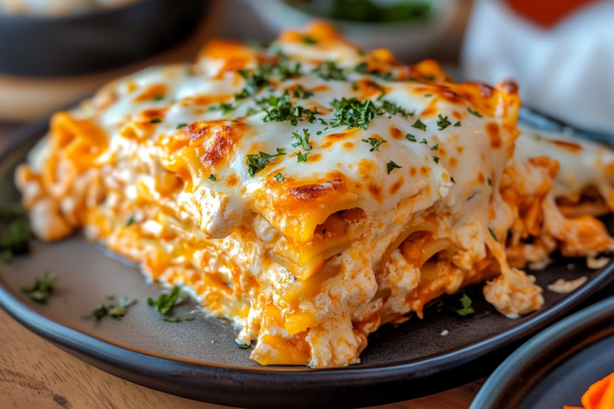 Buffalo Chicken Lasagna