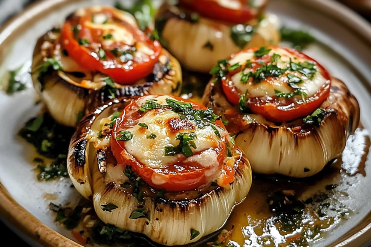 Caprese Stuffed Garlic
