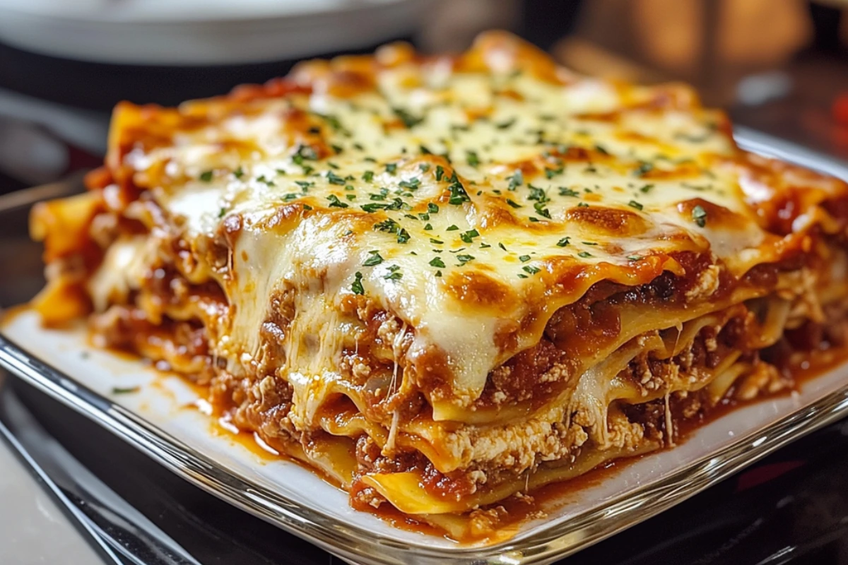 Cheesy Million Dollar Lasagna