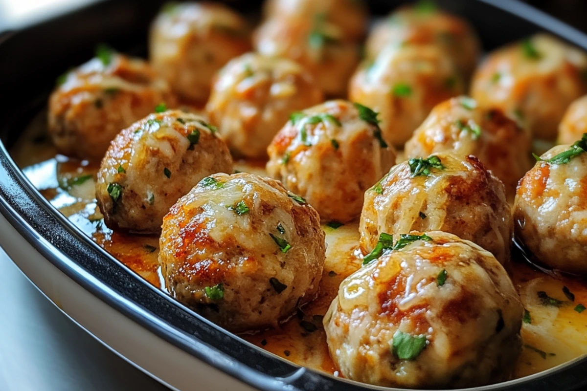Chicken Parmesan Meatballs