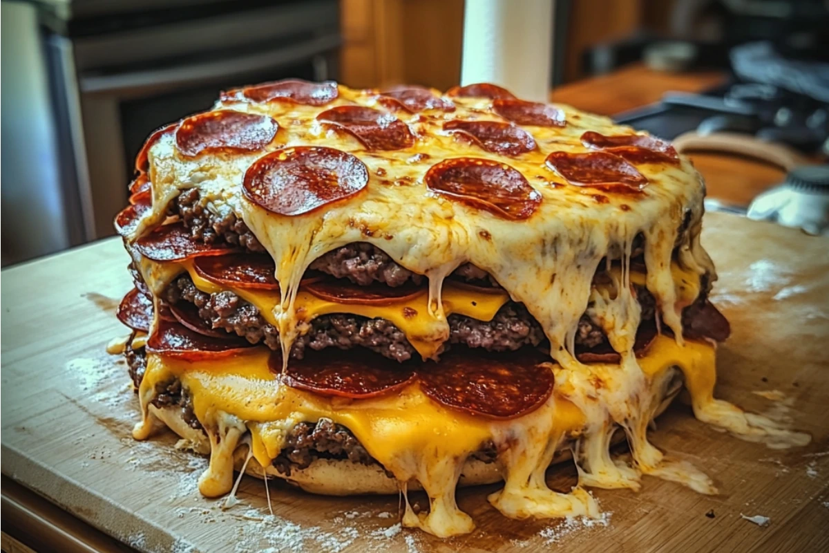 Giant Burger-Pizza