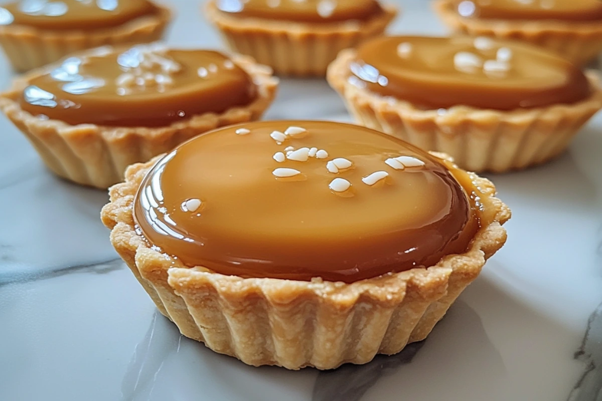 Gooey Caramel Condensed Milk Tartlets