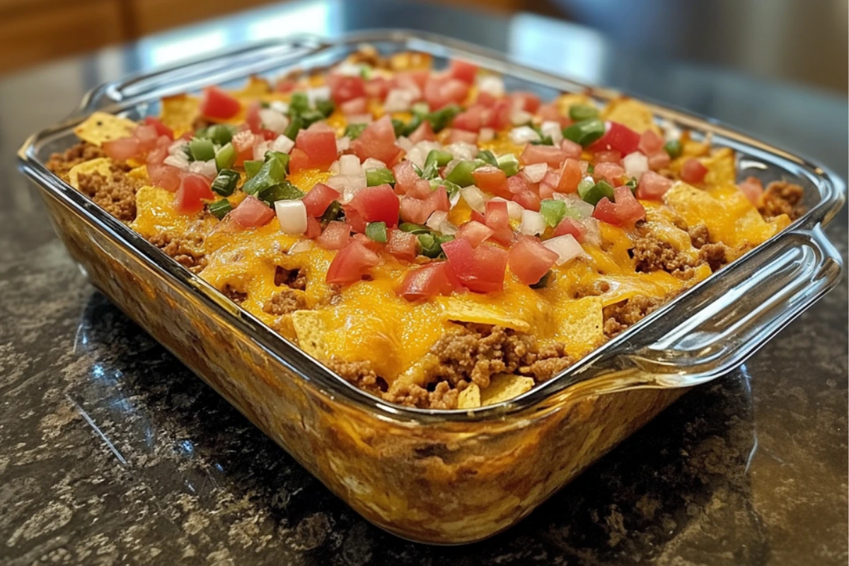 Loaded Taco Beef Casserole