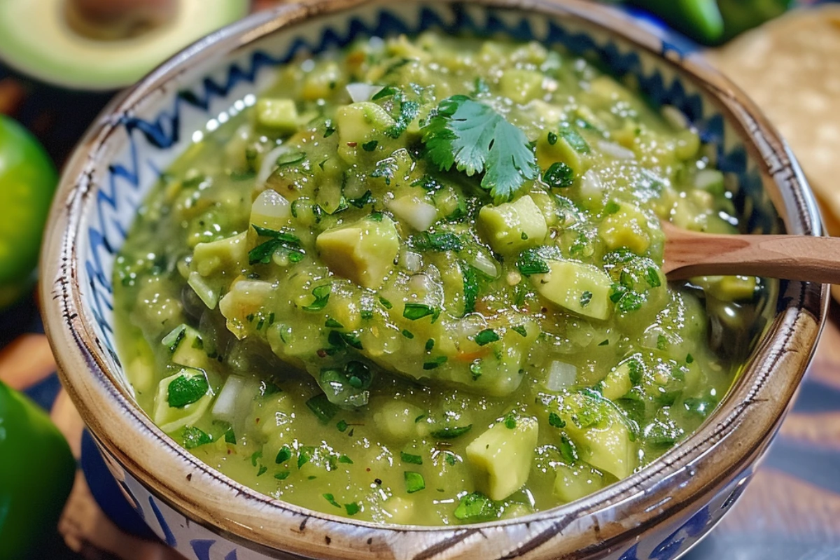 Tomatillo Avocado Salsa