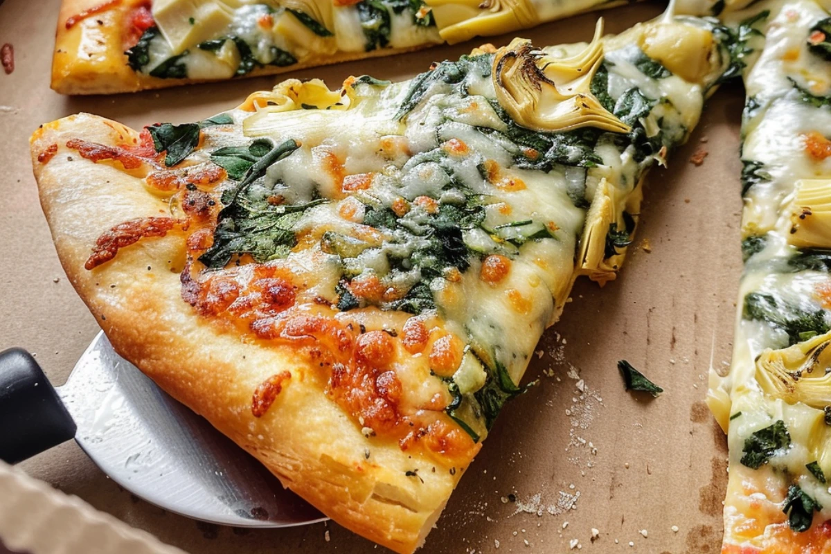Spinach Artichoke Pizza
