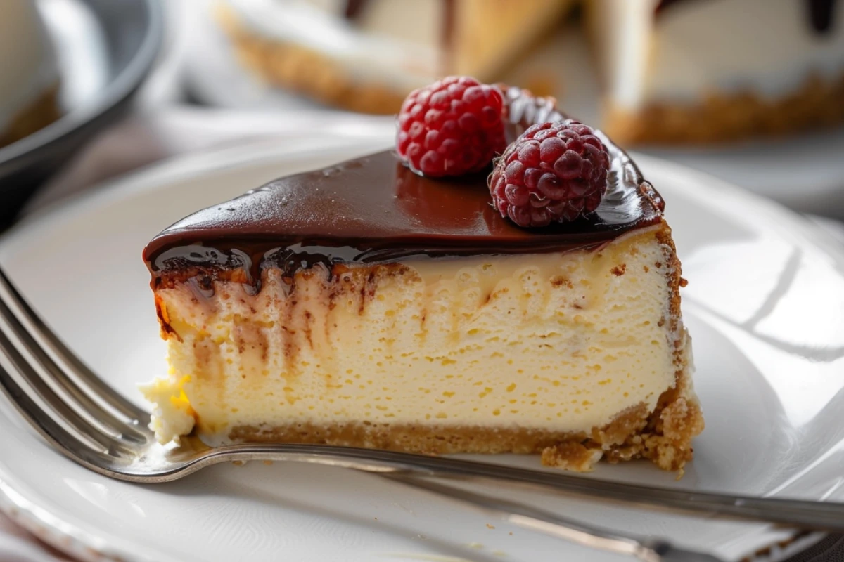 Boston Cream Pie Cheesecake