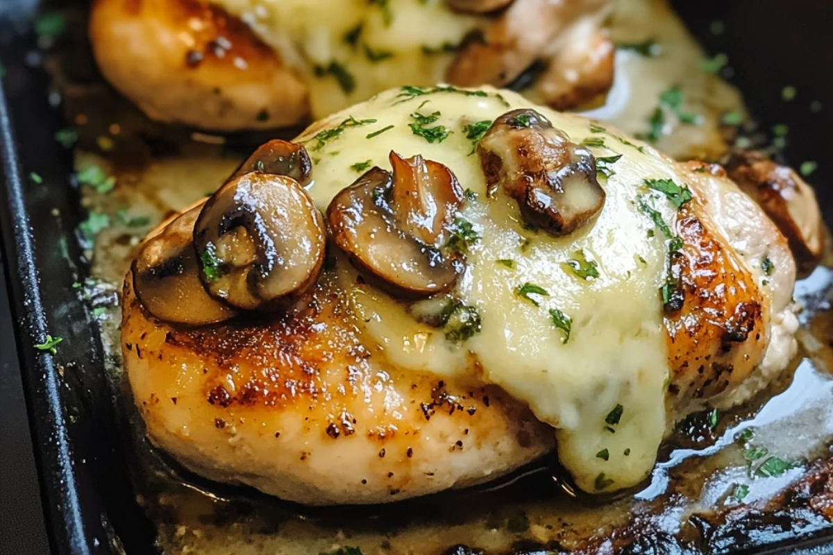 Mushroom Stuffed Chicken
