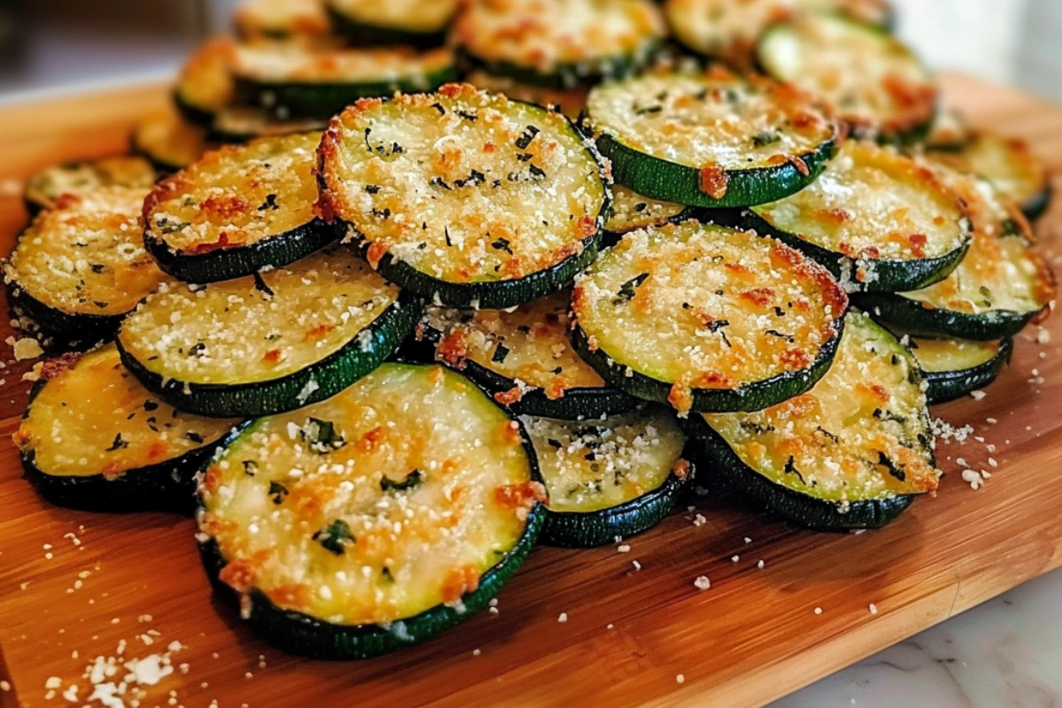 Crispy Parmesan Zucchini Rounds