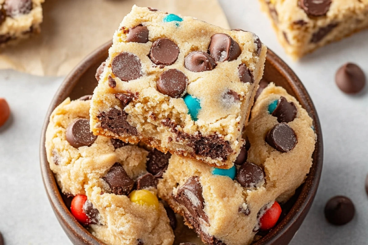 Monster Cookies Dough Fudges