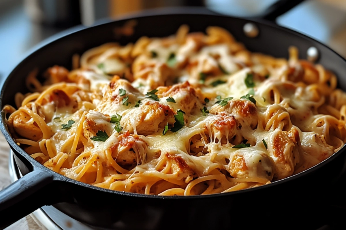 One-Pot Chicken Parmesan Pasta