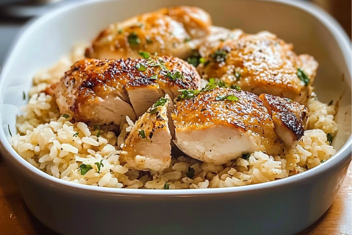 Oven Chicken and Rice