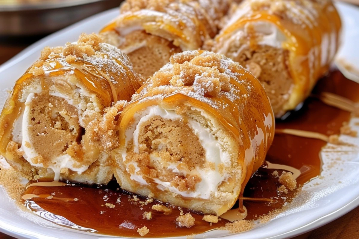 Pumpkin Pie Cheesecake roll