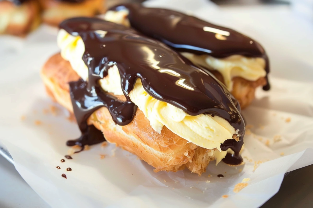 Boston Cream Eclair