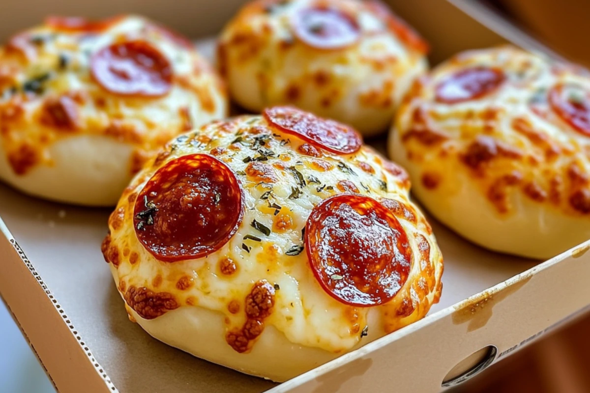 Cheesy Pepperoni Pizza Bombs