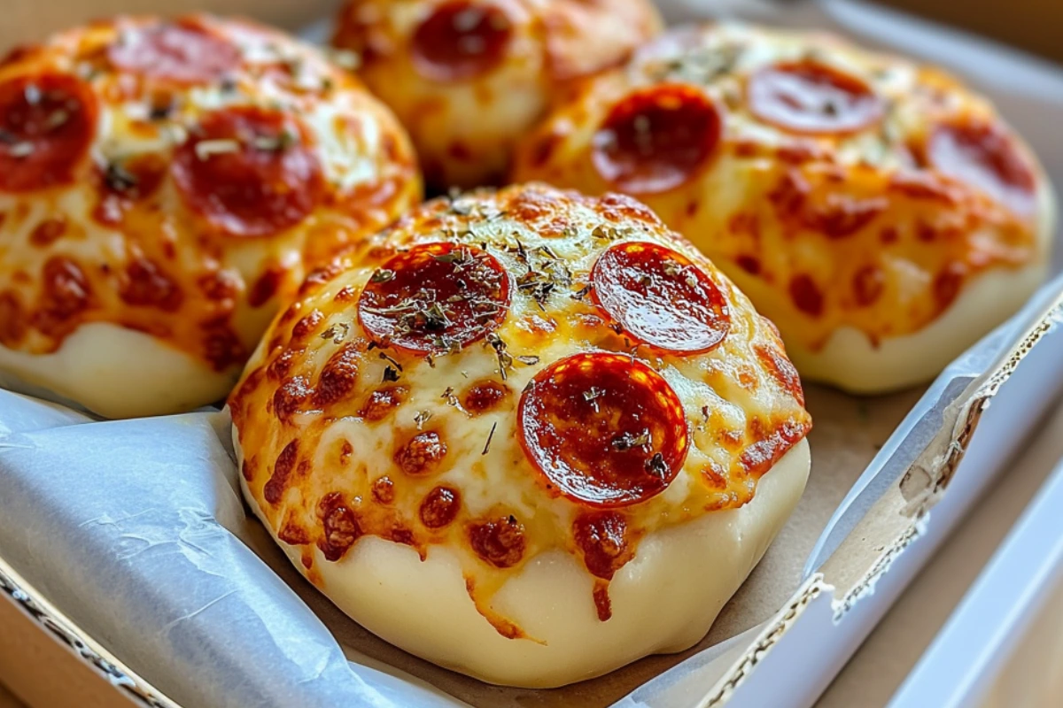 Cheesy Pepperoni Pizza Bombs