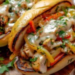 Chicken Cheese Steak Sandwiches