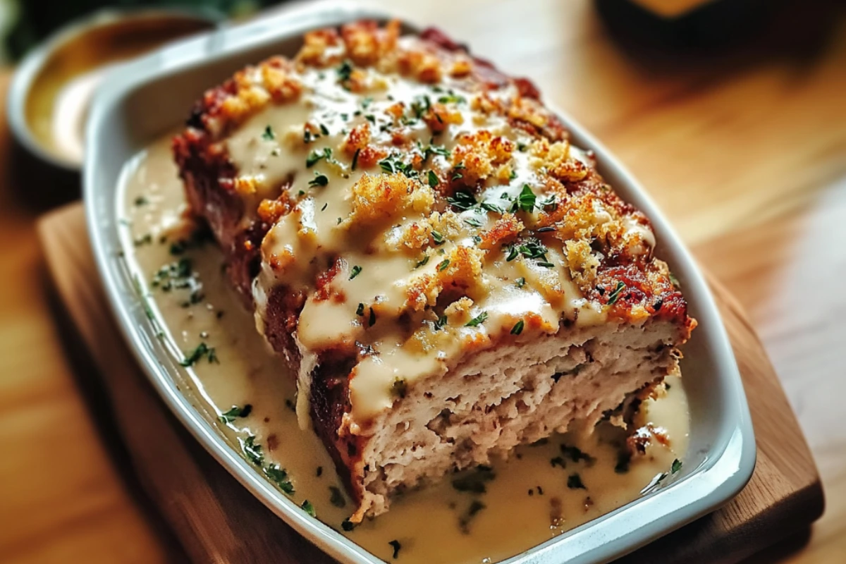 Chicken Cordon Bleu Meatloaf
