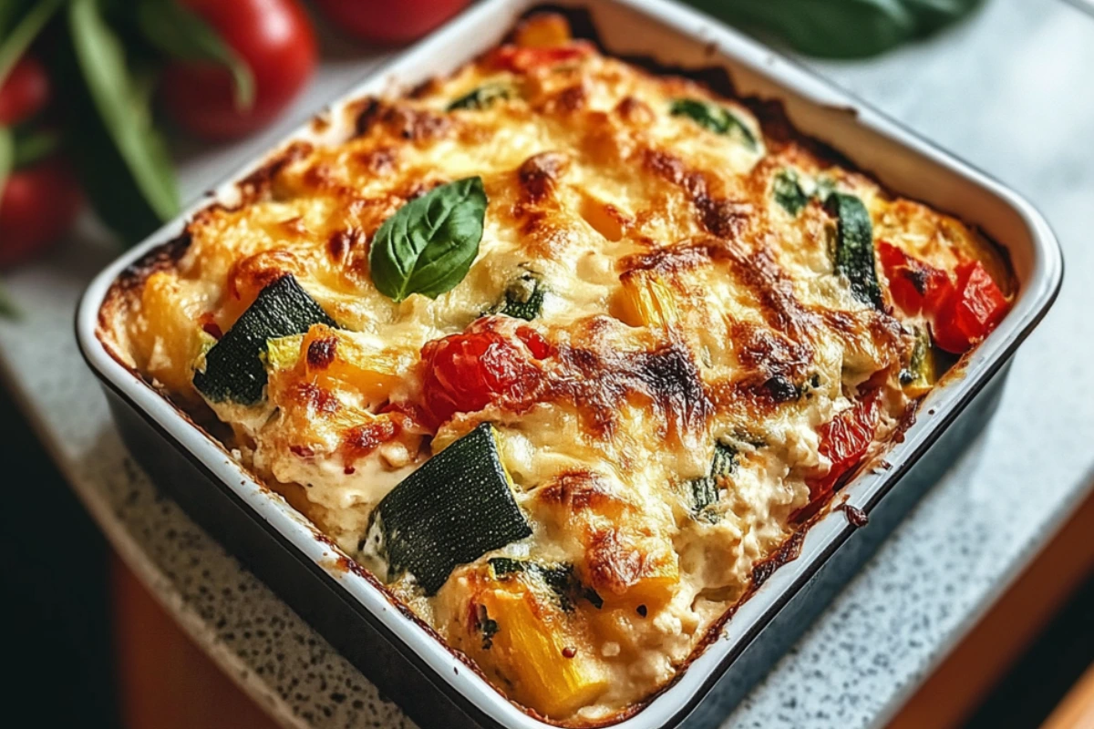 Cottage Cheese and Veggie Bake