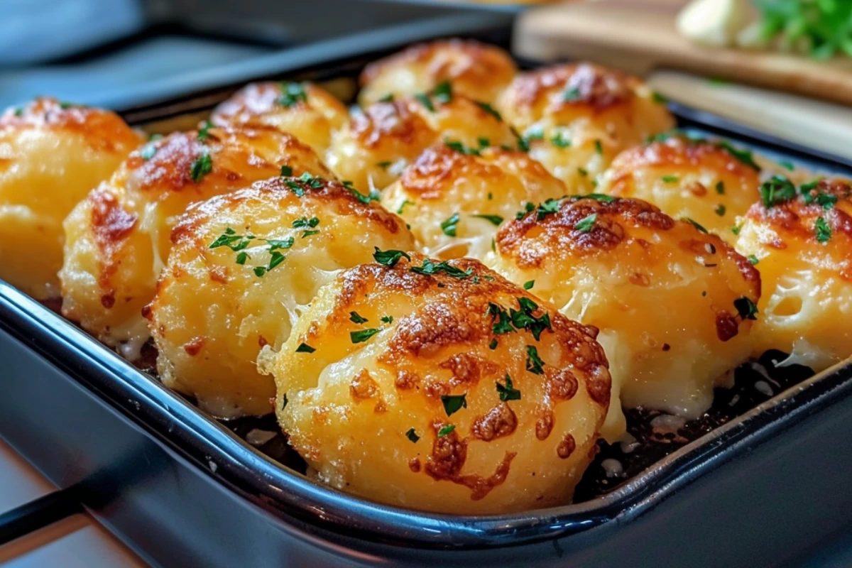Crispy Potato & Cheese Bombs