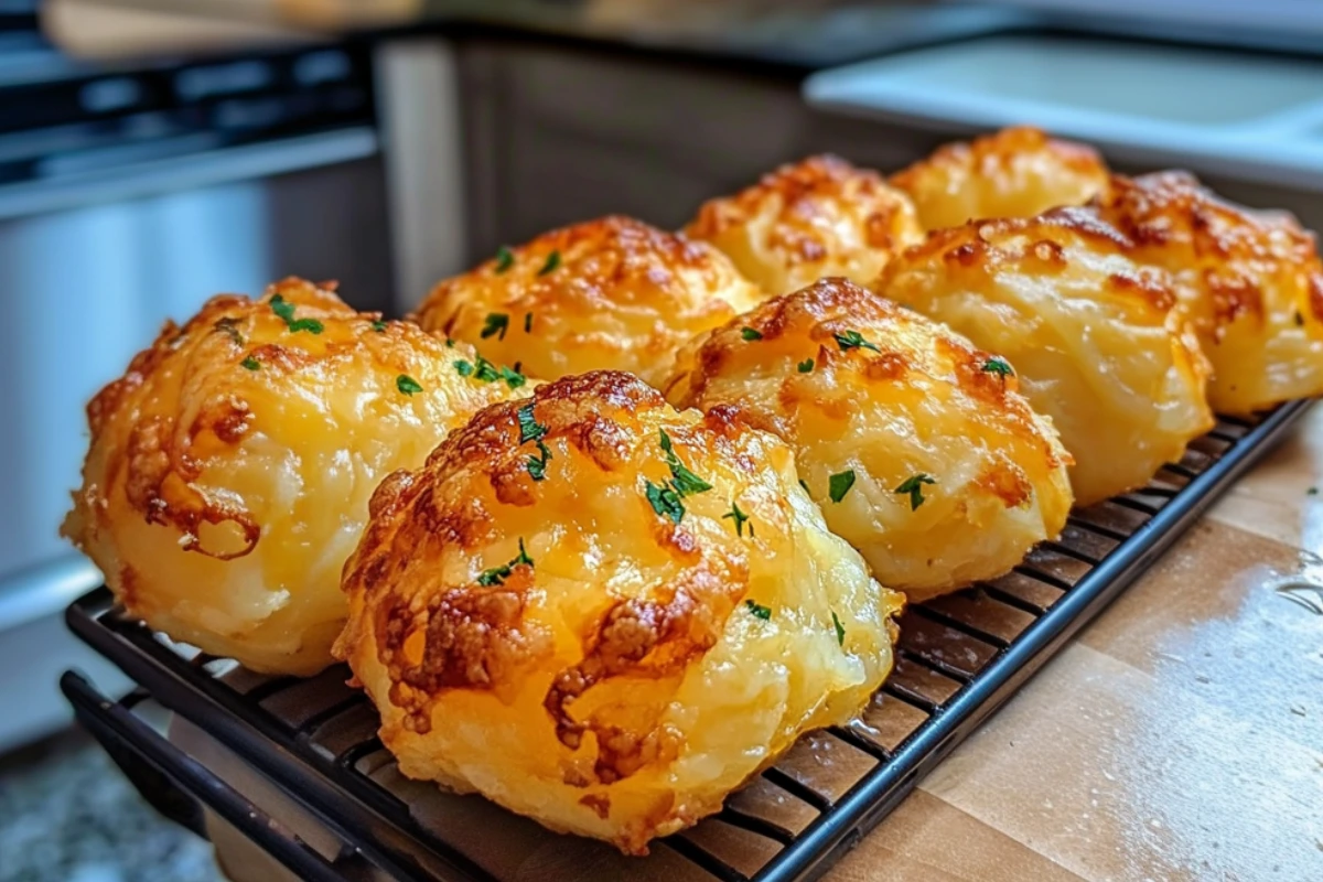 Crispy Potato & Cheese Bombs