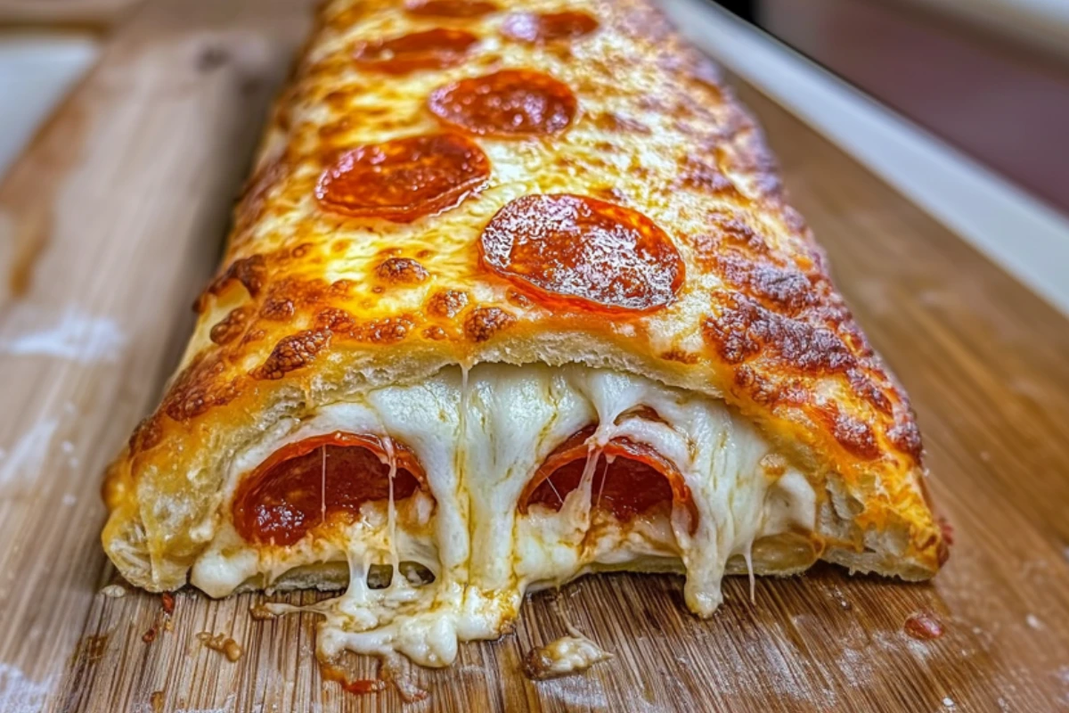 Cheesy Pepperoni Stromboli