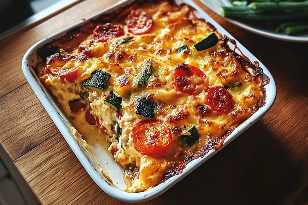 Cottage Cheese and Veggie Bake