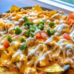 Crockpot Creamy Chicken Nachos