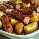 Glazed Sausage and Potatoes