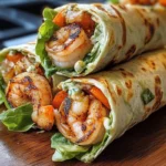 Grilled Shrimp Caesar Wraps