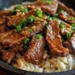 Honey Garlic Butter Steak and Rice Skillet