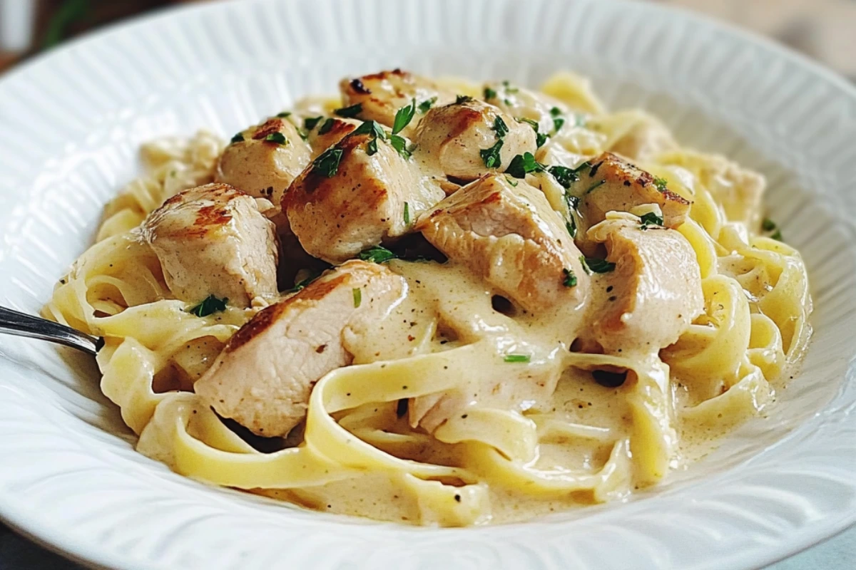 Lemon Garlic Chicken Pasta