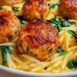 Lemony Chicken Ricotta Meatballs