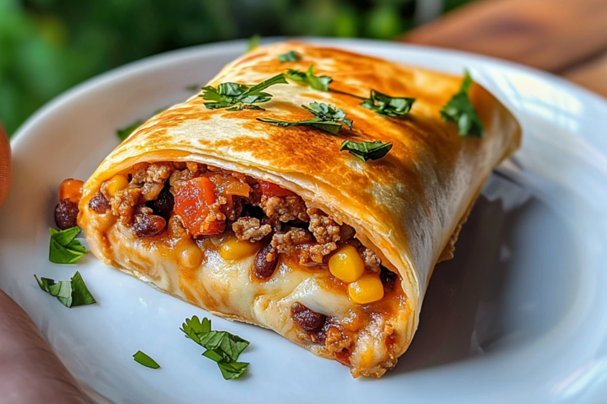 Loaded Cheesy Pocket Tacos