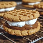 Peanut Butter S’mores Sandwich Cookies