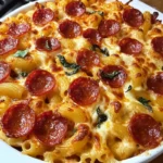 Pepperoni Pizza Mac and Cheese