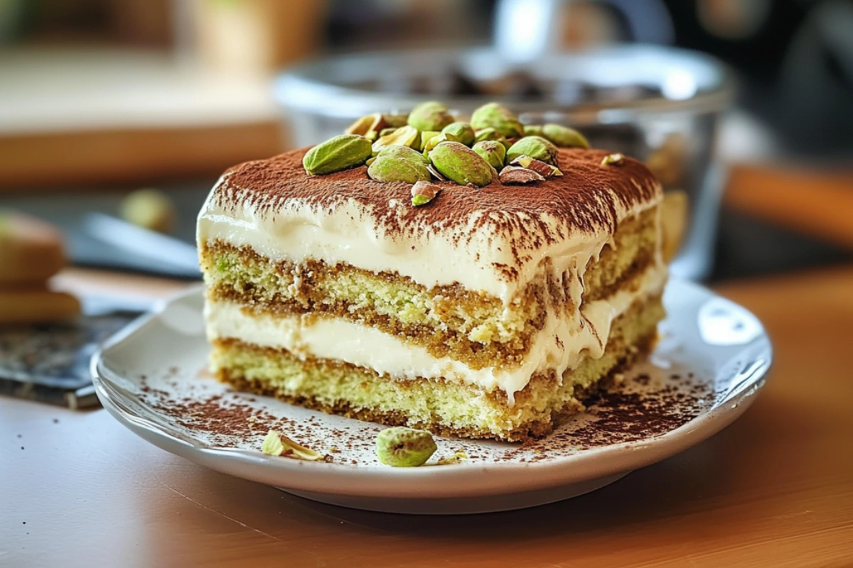 Pistachio Tiramisu