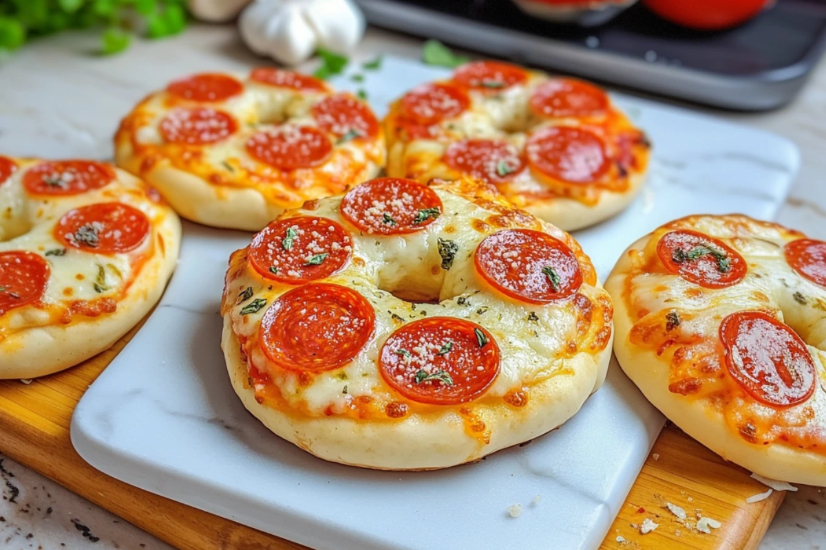 Pizza Bagels