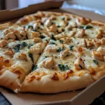 Garlic White Chicken Pizza