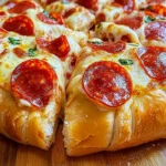 Stuffed Crust Pepperoni Pizza