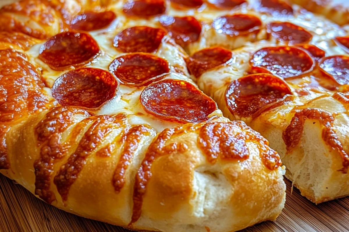 Stuffed Crust Pepperoni Pizza