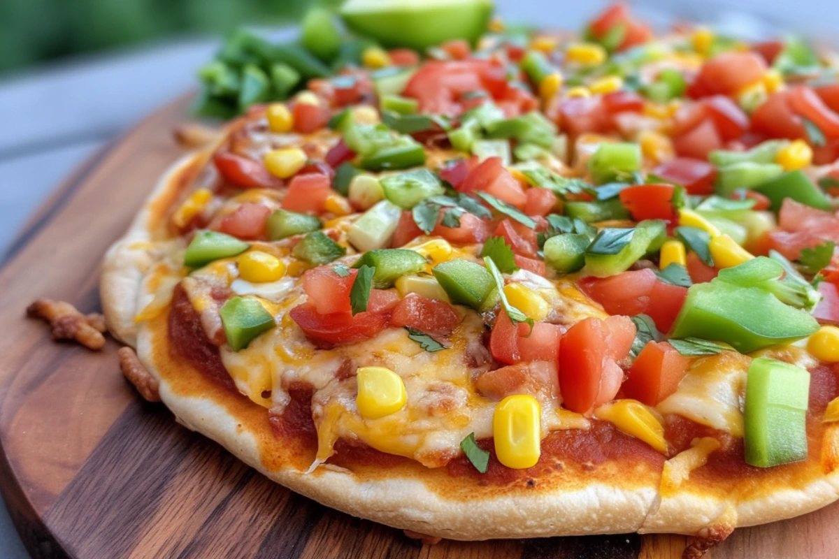 homemade Mexican Pizza