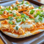 Buffalo Ranch Chicken Flatbread