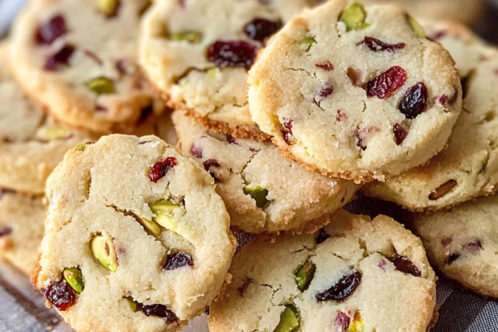 Cranberry Shortbread Cookies