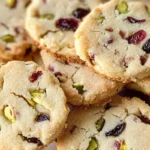 Cranberry Shortbread Cookies