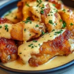 Creamy Alfredo Chicken Wings