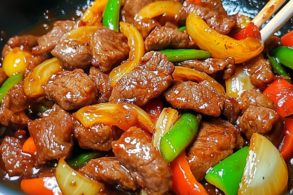 Easy Chinese Beef and Onion Stir-Fry