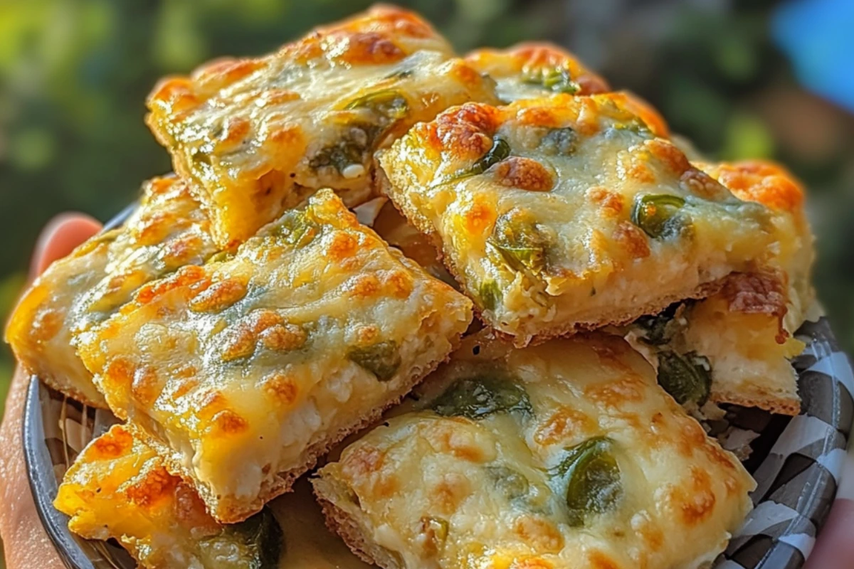 Easy Jalapeño Cheese Squares