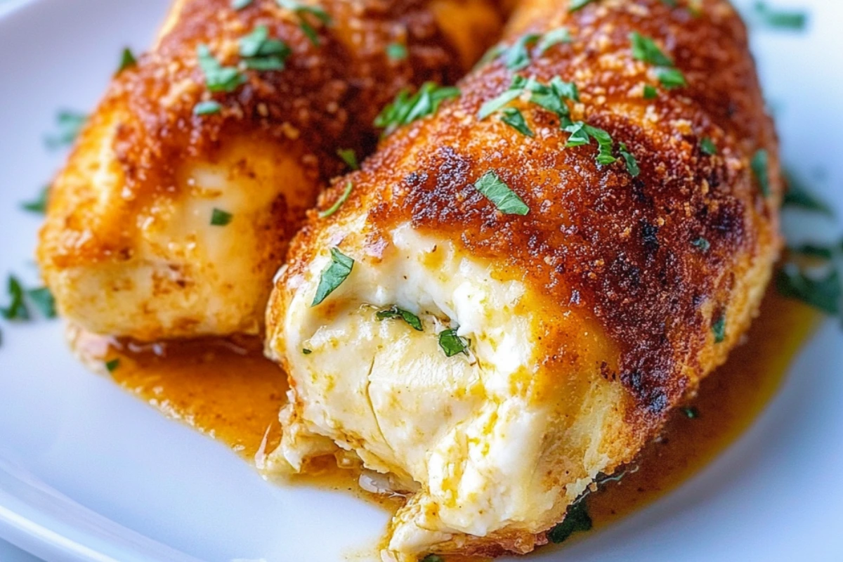 Easy Parmesan Stuffed with Cream Cheese