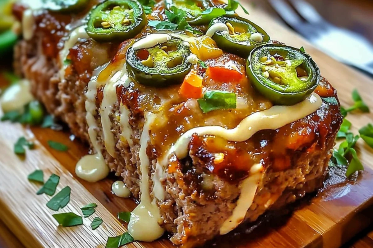 Easy Smoky Jalapeño Popper Meatloaf